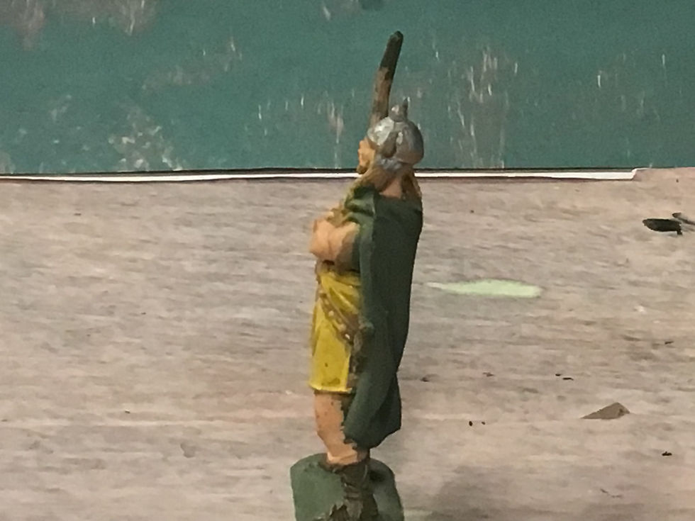Thumbnail: Jescan Plastic Figure Viking Bowman Painted 70mm