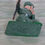 Thumbnail: Starlux 54mm  Hard Plastic German Infantryman Kneeling with Rifle