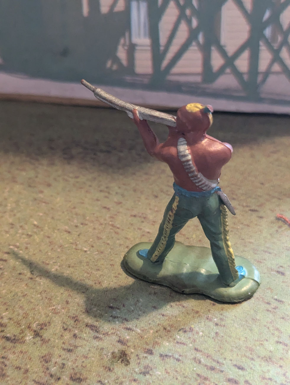 Thumbnail: Britain's Herald H24 Indian standing shooting rifle, Made in England.