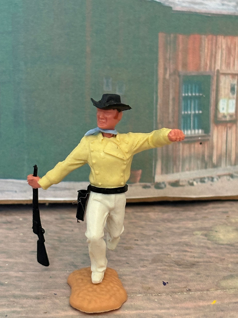Thumbnail: Timpo  Swoppet's  Plastic Figures Cowboy Ind. Figures