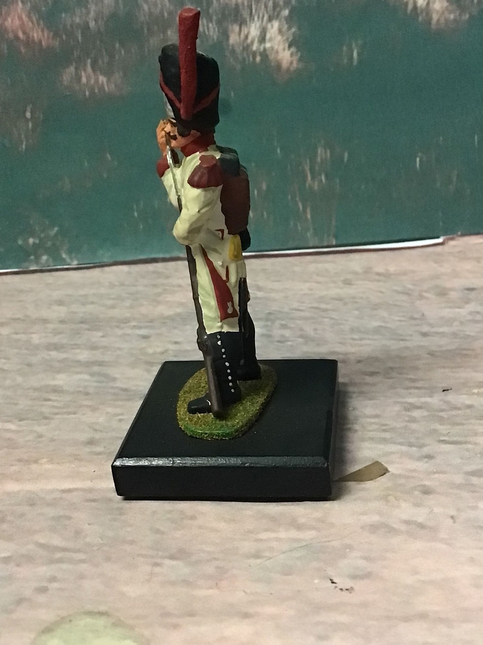 Thumbnail: Airfix 1/32 Napoleonic Austrian Infantry Loading  Painted on Plinth.