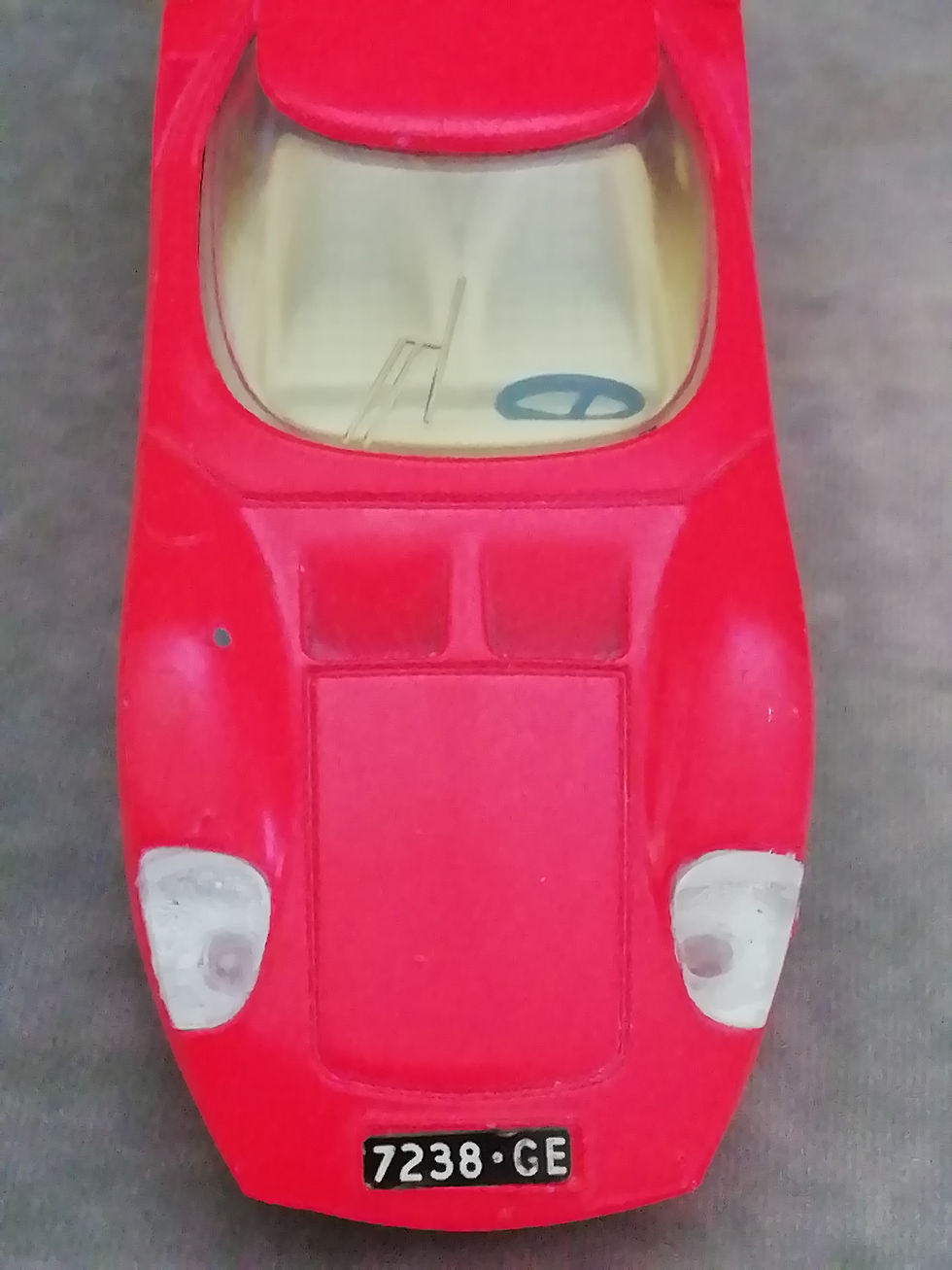 Thumbnail: Dinky 217 Alfa Romeo Scarebeo OSI Orange - Cast wheels