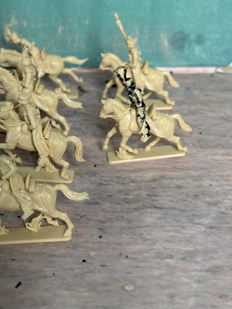 Thumbnail: ESCI Plastic Figures Napoleonic French Mamelukes 1/72 14 mounted Figures