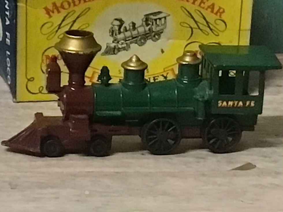 Thumbnail: Matchbox Models Of Yesteryear Type A Box Y13A 4-4-0 Santa Fe American Loco