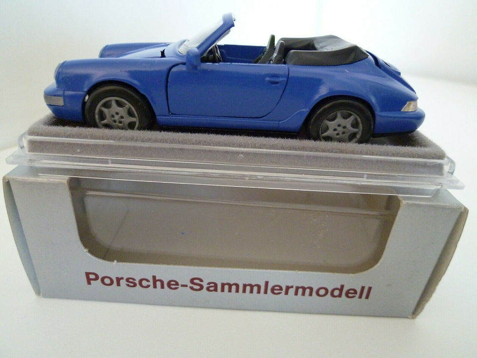 Thumbnail: NZG MODELLE PORSCHE 964 911 C2/4 CABRIO VNM BOXED DEALER ISSUE - BLUE
