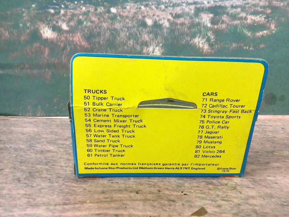 Thumbnail: LONE STAR IMPY 73 Stingray Fast Back Blue/Green Boxed 1/60 ish