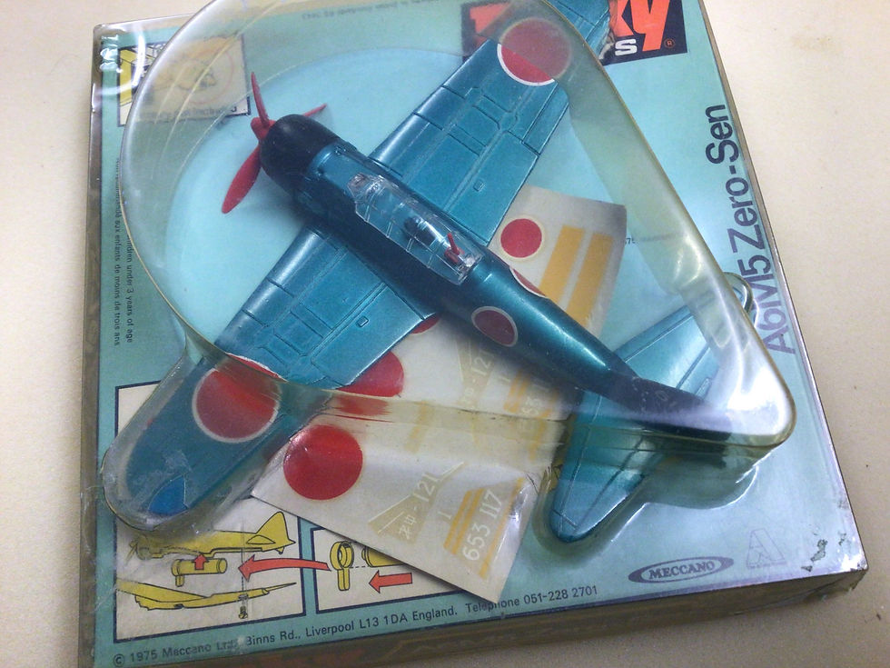 Thumbnail: DINKY TOYS Mitsubishi A6M5 Zero-Sen Japan Navy Vintage WW2 Box Model 739
