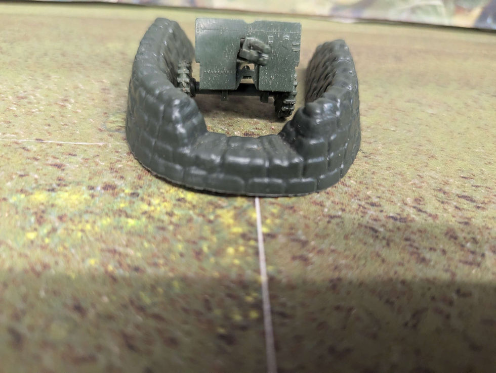 Thumbnail: WW2 1:72 Scale Airfix 1707 Snap together model German Gun Emplacement Bo