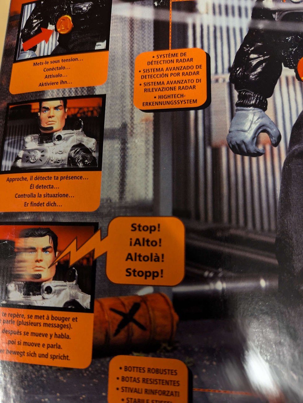 Thumbnail: Hasbro Action Man Security Defence Alert Action Figure Boxed 1999