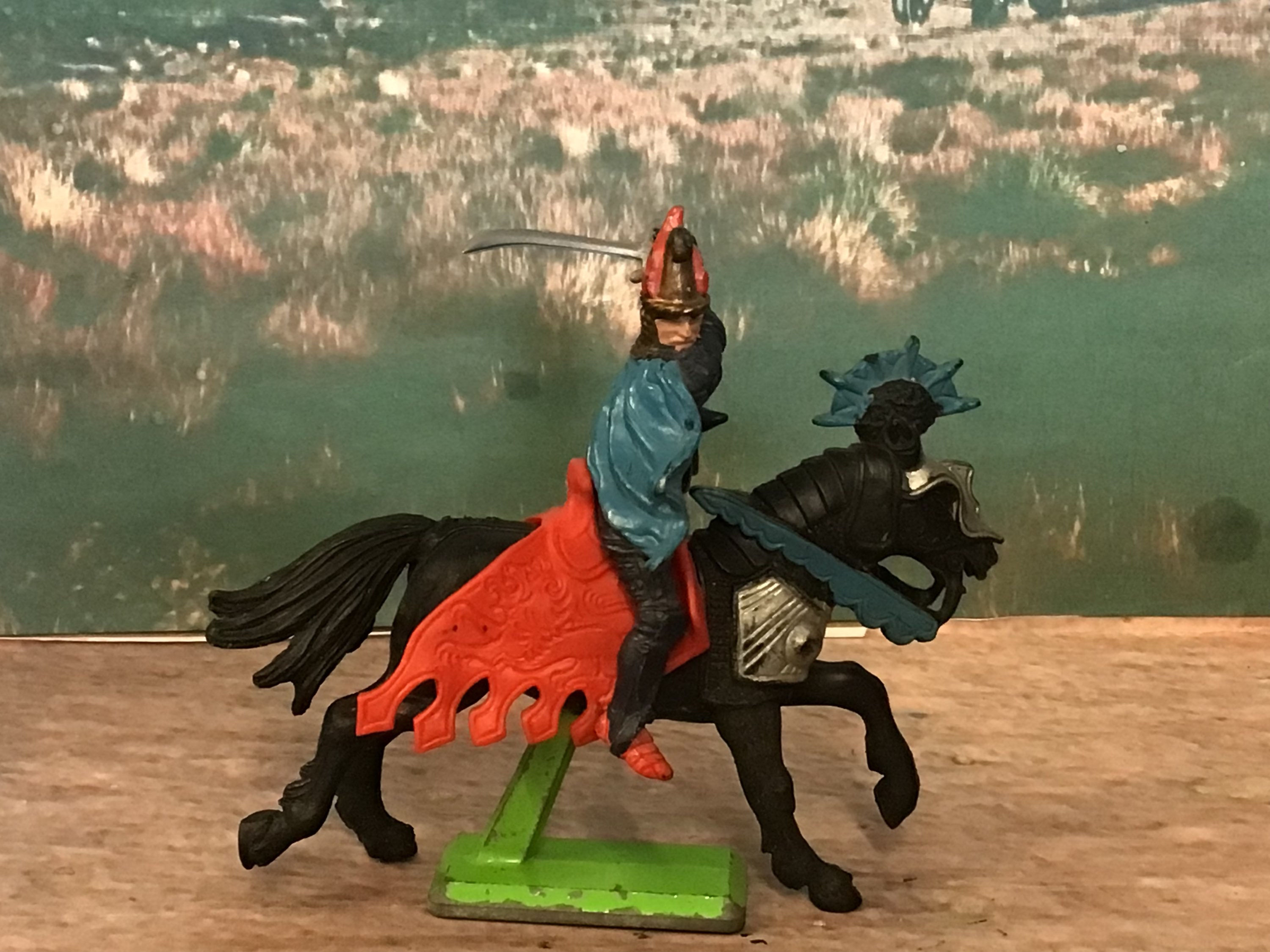 Britains Deetail 709 Knights of the Sword Mounted Saracen Knight With Sword