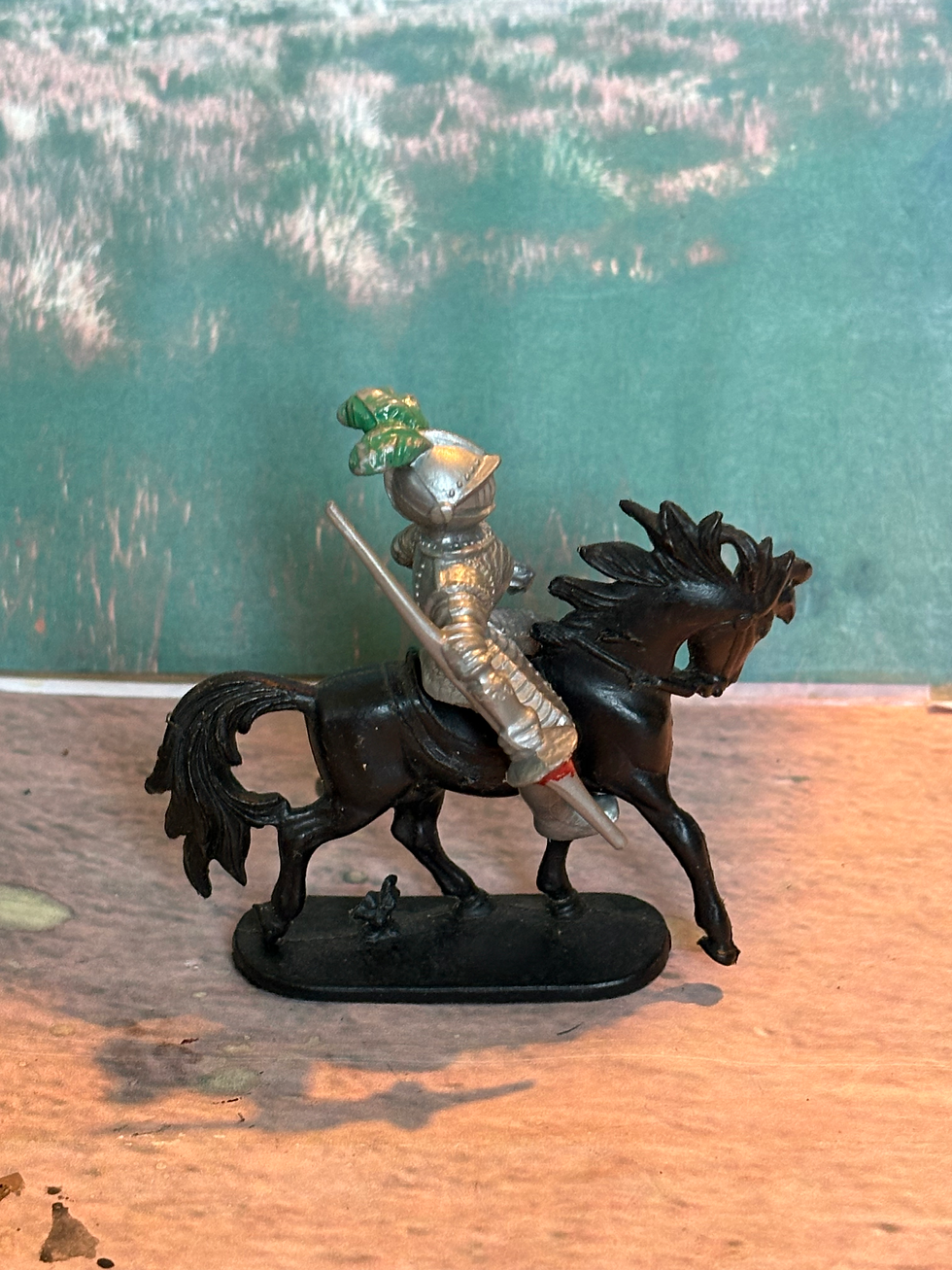 Thumbnail: Jean Hoeffler Assorted Mounted Knights Plastic Painted Figures 54mm