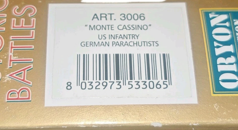 Thumbnail: Oryon Historic Battles 1/35 metal figures WWII Monte Cassino 1944