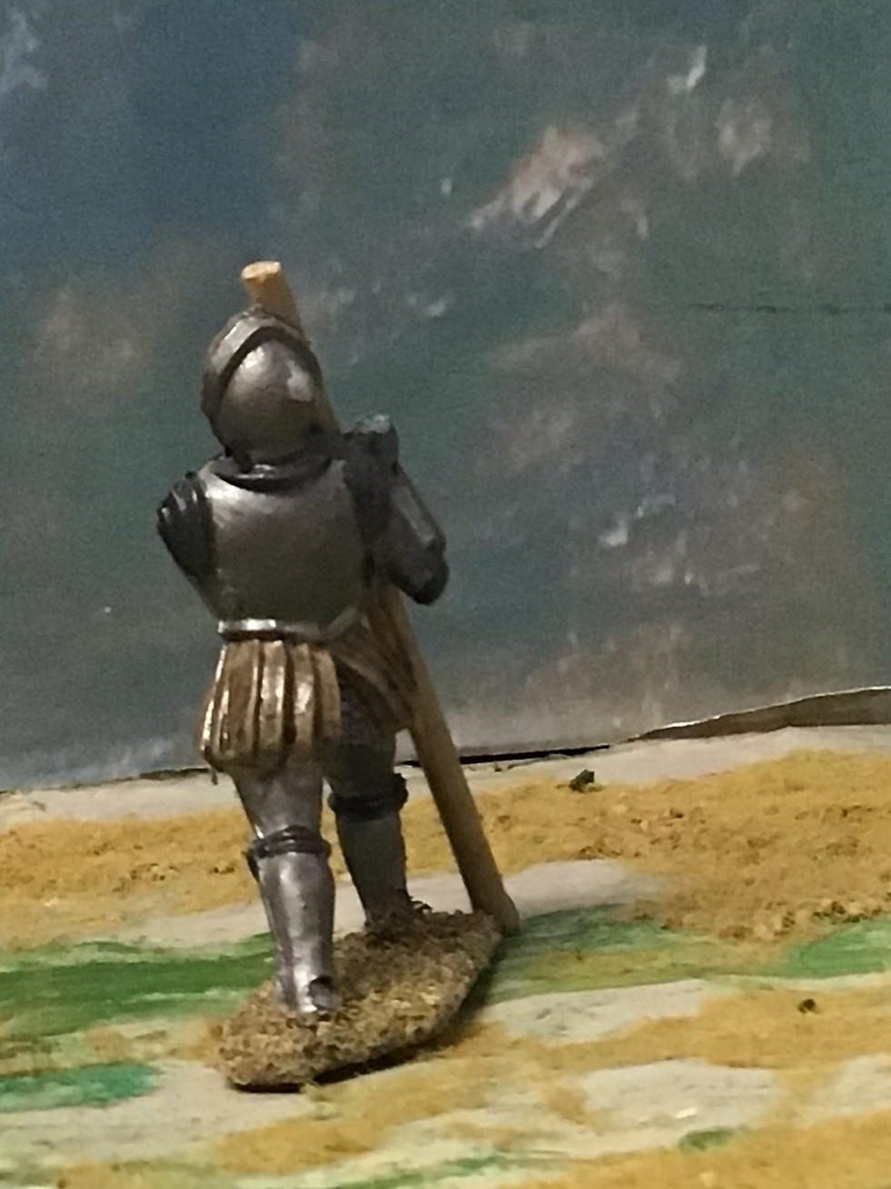 Thumbnail: Lone Star Plastic Knight 6 with Barricade Pole 54mm