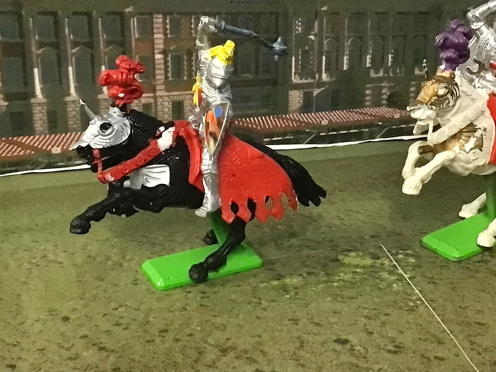 Thumbnail: Vintage Britains Ltd.Deetail Figures Knights of the Sword MountedX2