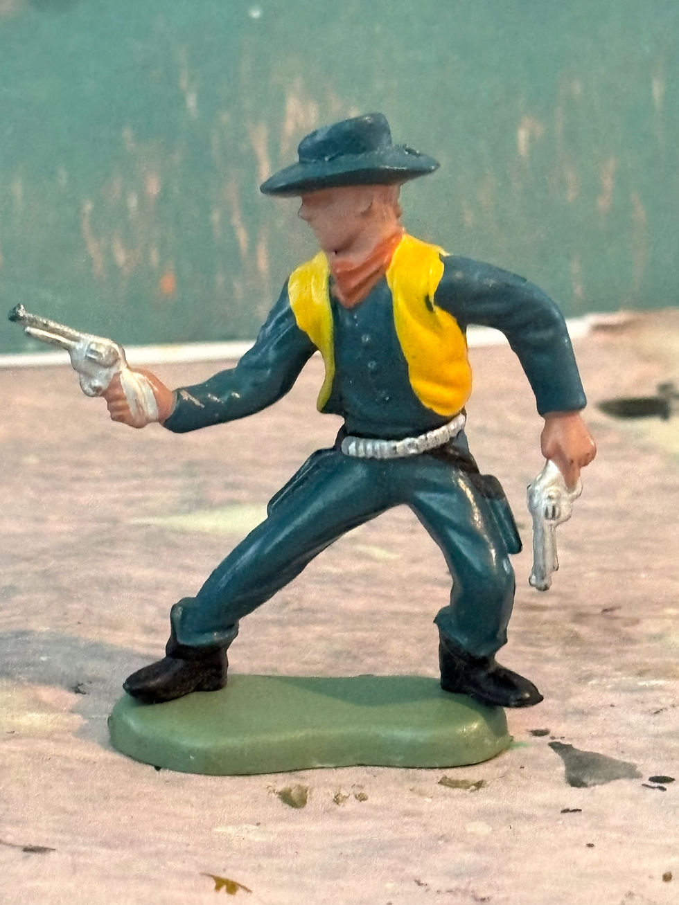 Thumbnail: Britains Ltd Herald H423 Cowboy with Two Pistols