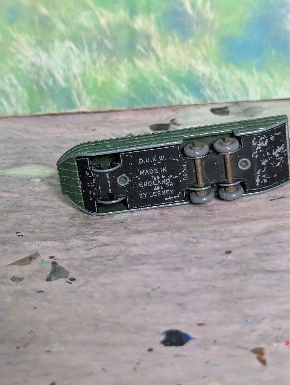 Thumbnail: Matchbox Lesney No 55 D.U.K.W Amphibious Carrier Green Unboxed