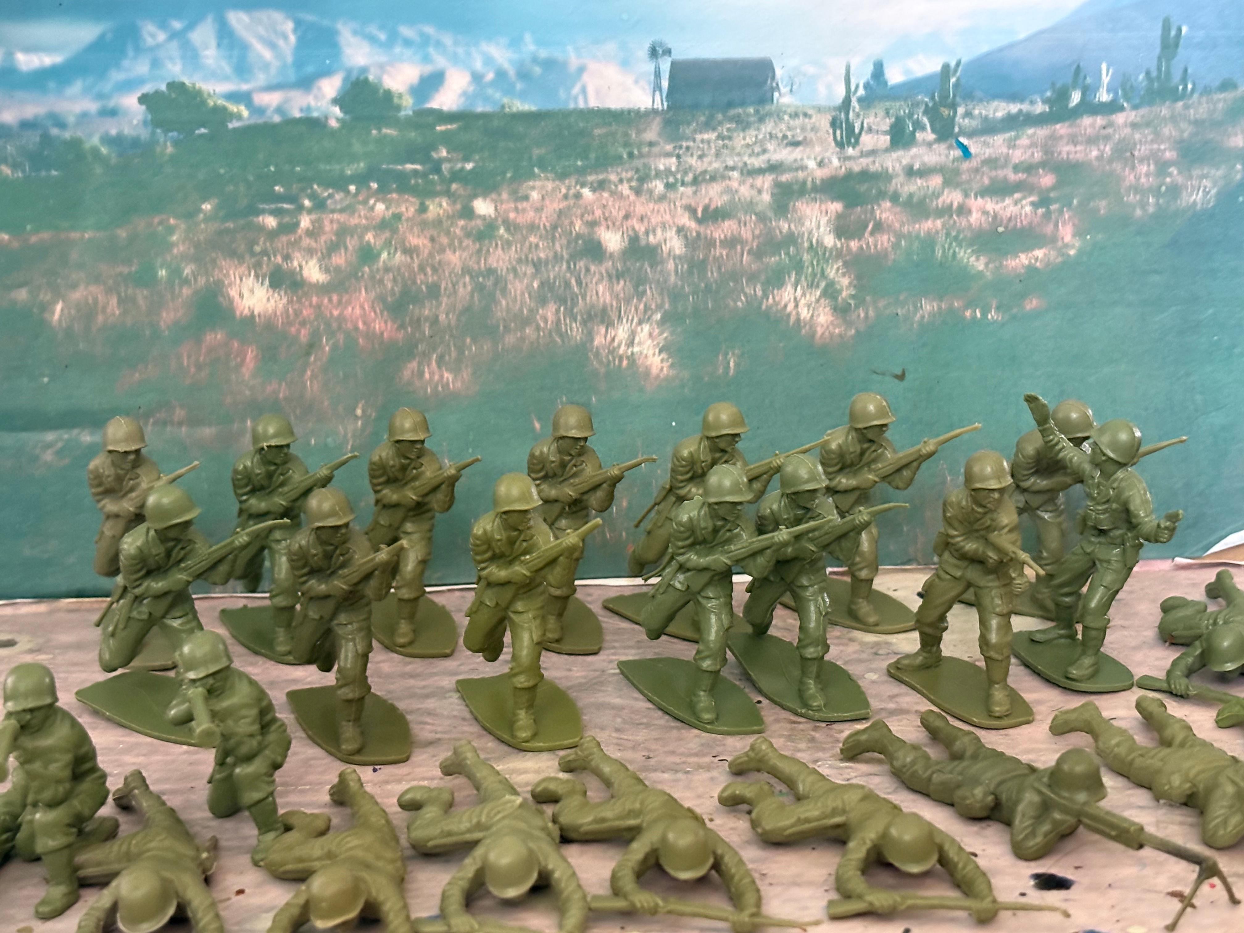 Airfix 1/32 American Infantry Plastic Figures x26