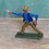Thumbnail: Vintage Cherilea 50mm Cowboy Firing Pistol Painted