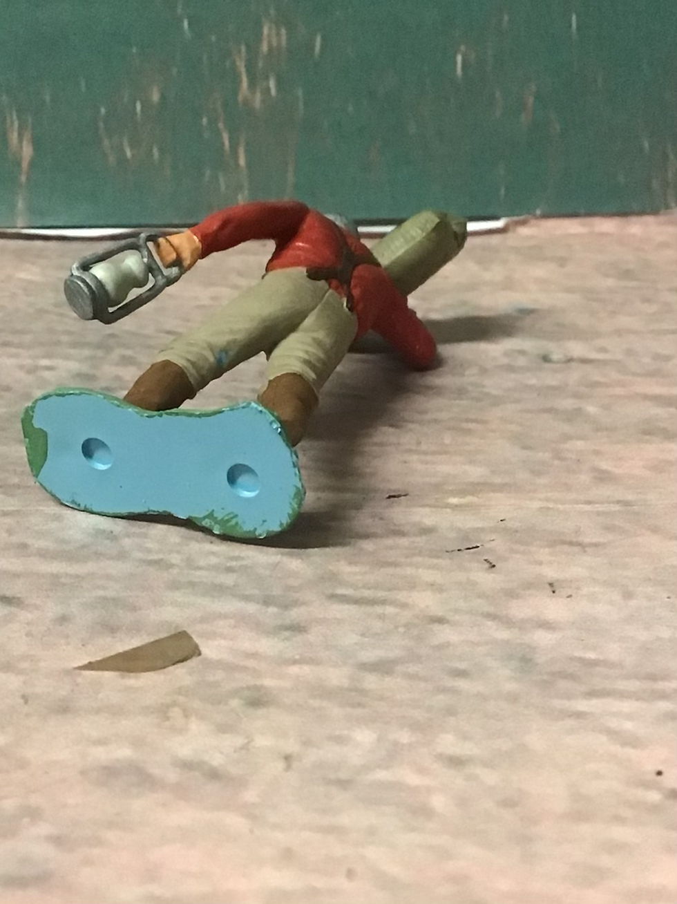 Thumbnail: Marx Plastic FigureThe Miners, Trappers Series Painted 54mm