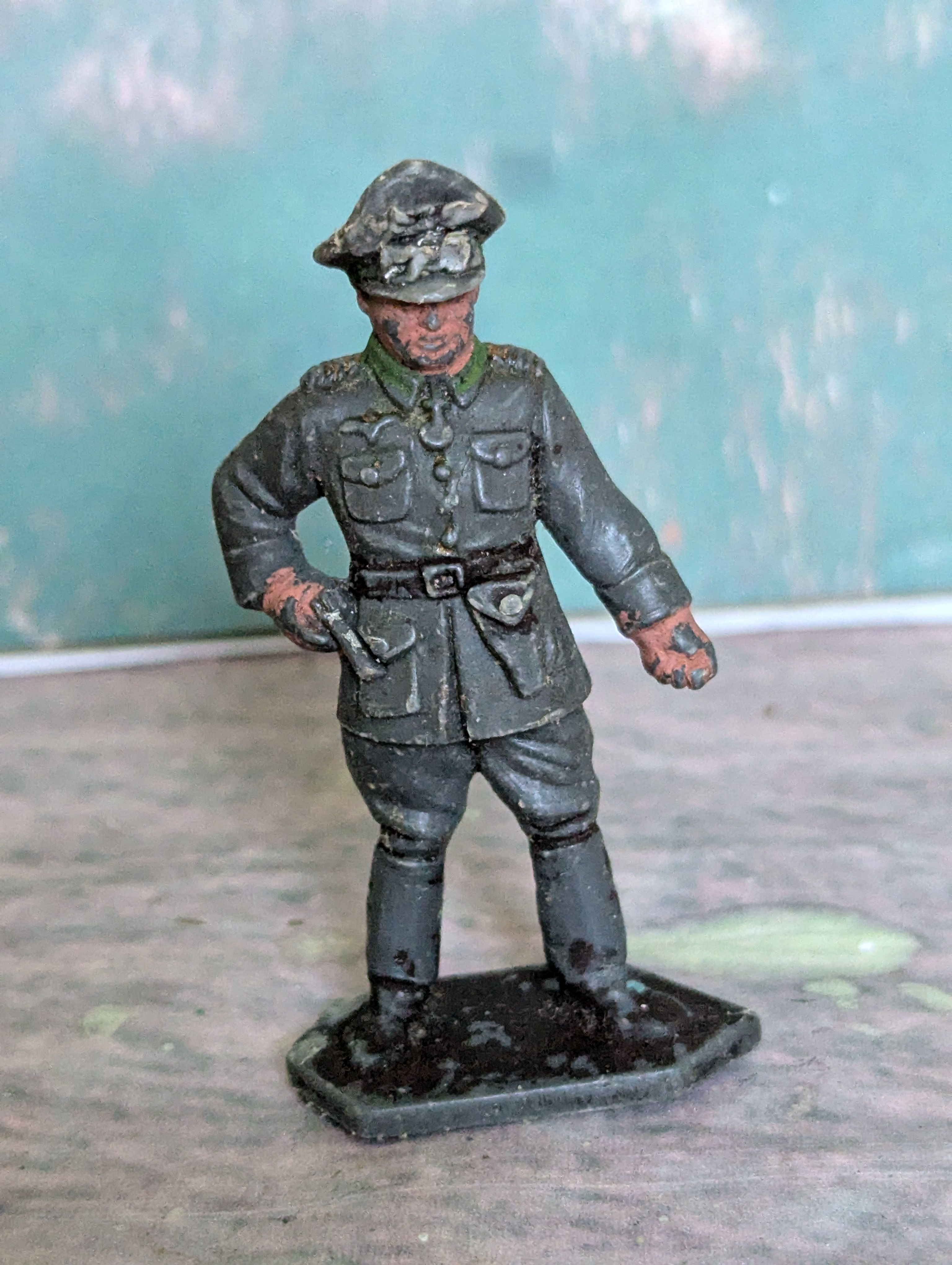 Vintage Lone Star German Infantry Officer Plastic Figure