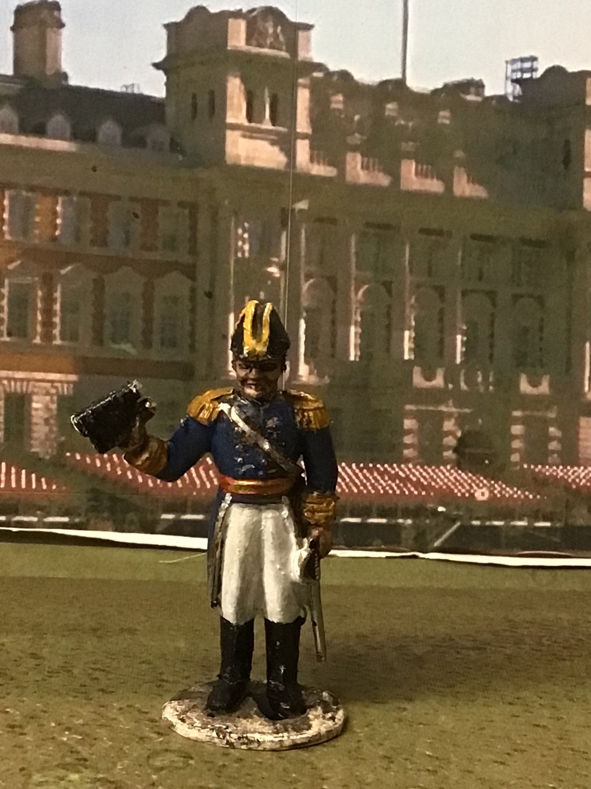 Vintage Charbens Naval Figures Admiral with Binoculars 60mm