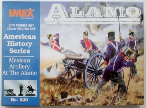 Thumbnail: IMEX MODELS 1/72 Mexican Artillery At the Alamo Plastic Figures