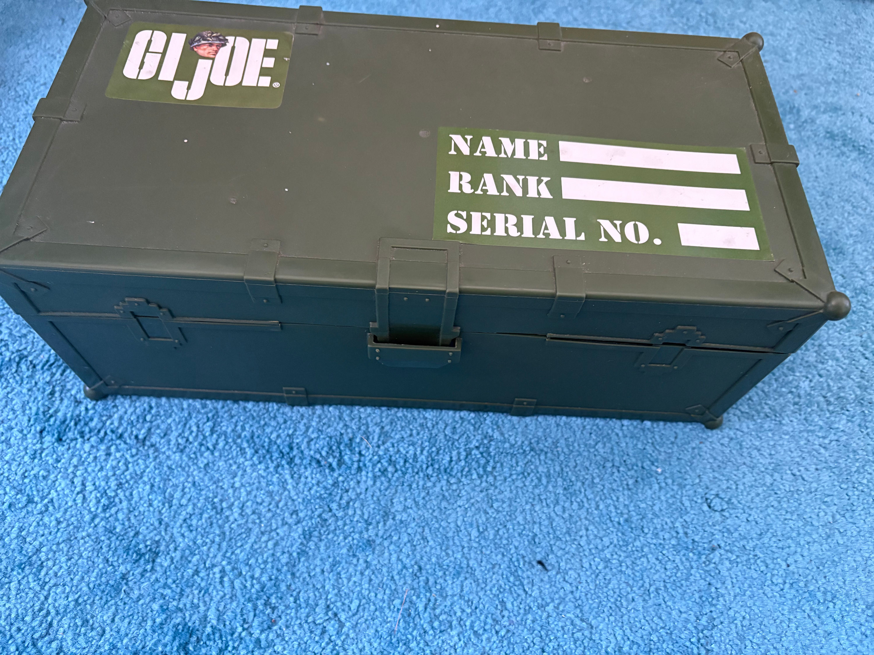 Hasbro GI Joe Ammo Ammunition Box Footlocker Storage Case