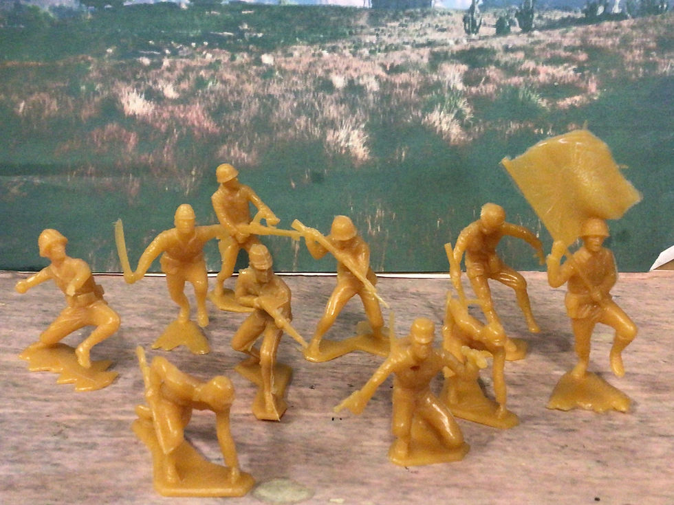 Thumbnail: Marx 1/32 10 Plastic Japanese Infantry WW2