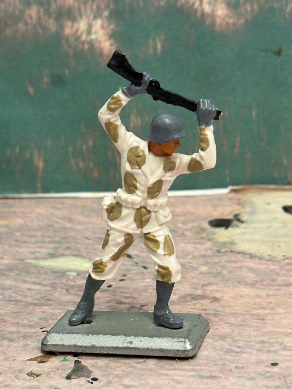 Thumbnail: Britain's Ltd Deetail  Military Figures 5x US Army Winter Grey Base