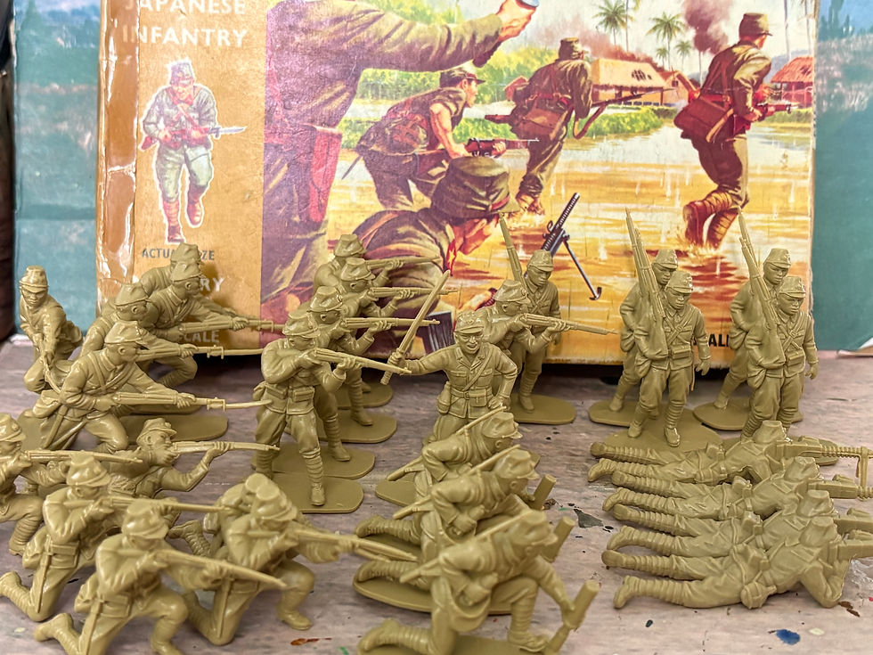 Thumbnail: VINTAGE AIRFIX  JAPANESE INFANTRY 1:32 BOXED 29 Figures
