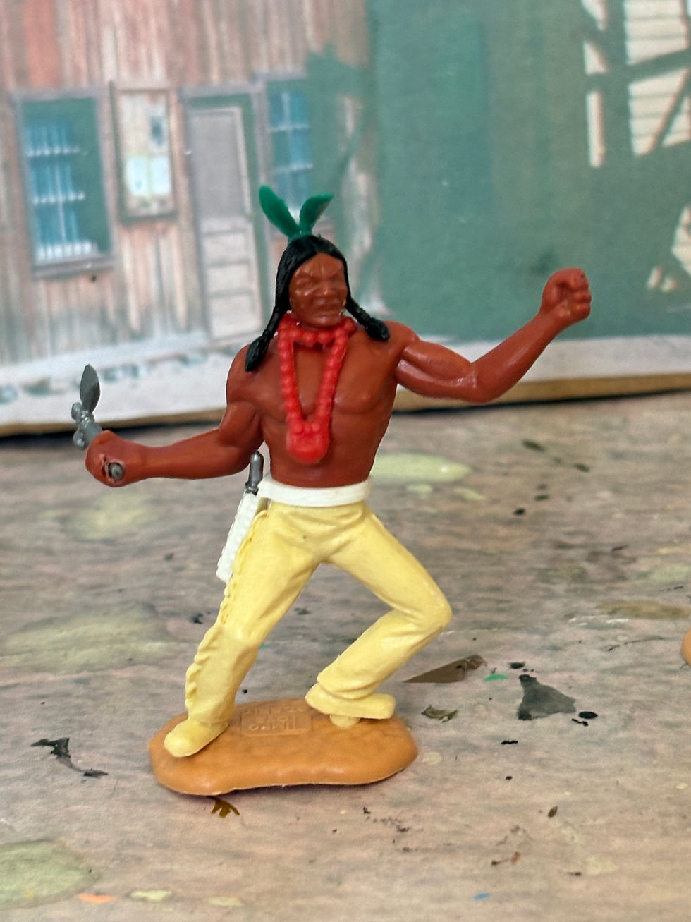 Thumbnail: Timpo  Swoppet's  Plastic Figures Native American Indian Figures