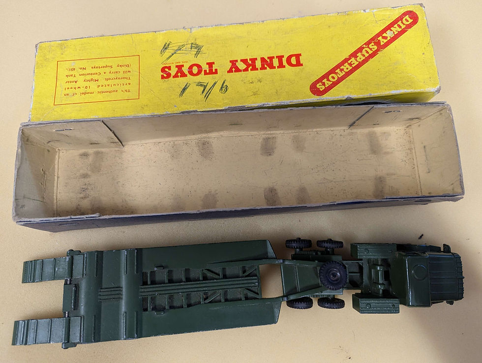 Thumbnail: Vintage Meccano Dinky Supertoys 660 Tank Transporter