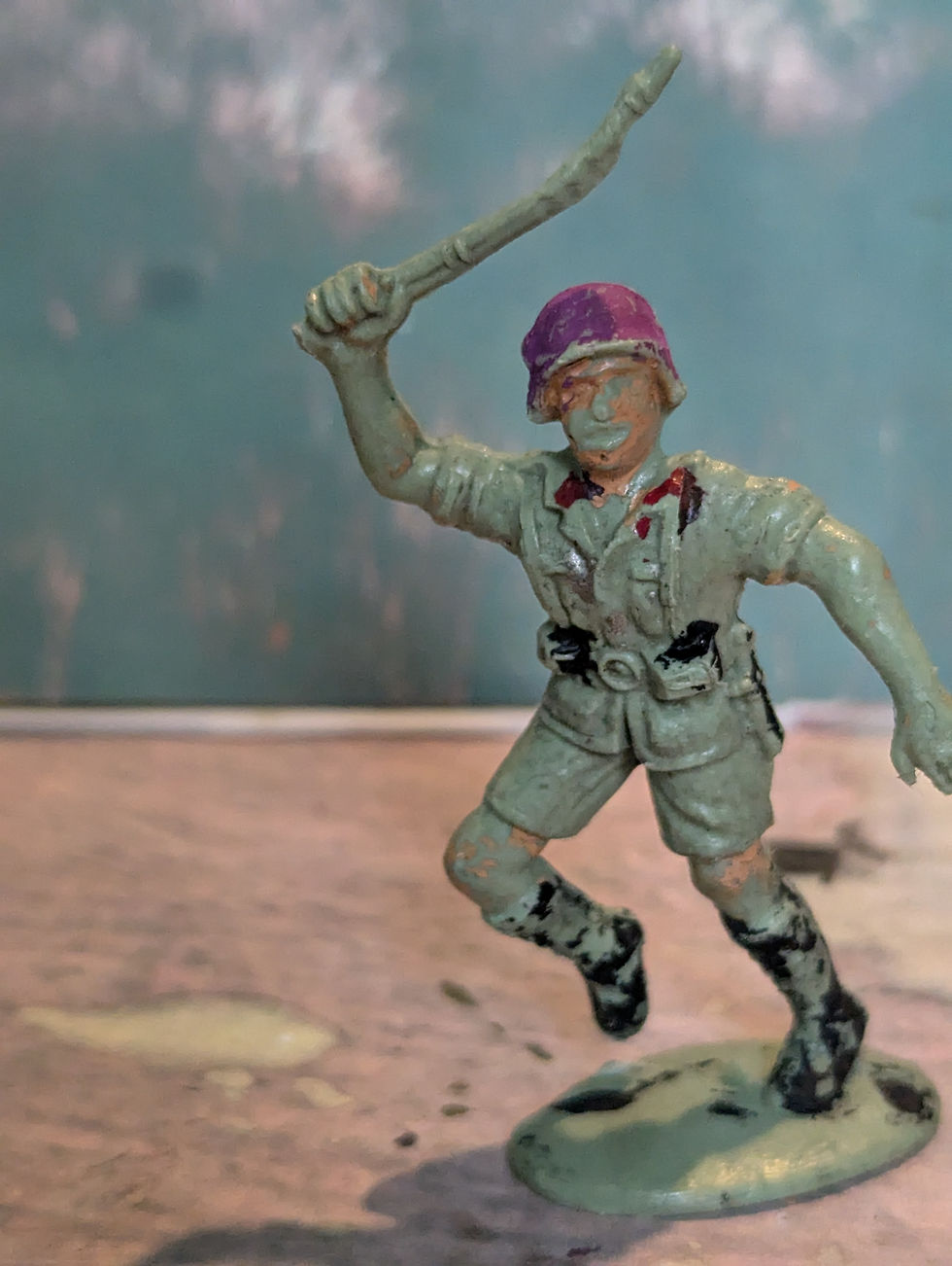 Thumbnail: Charben German Infantry with Rifle 54mm Plastic Figures