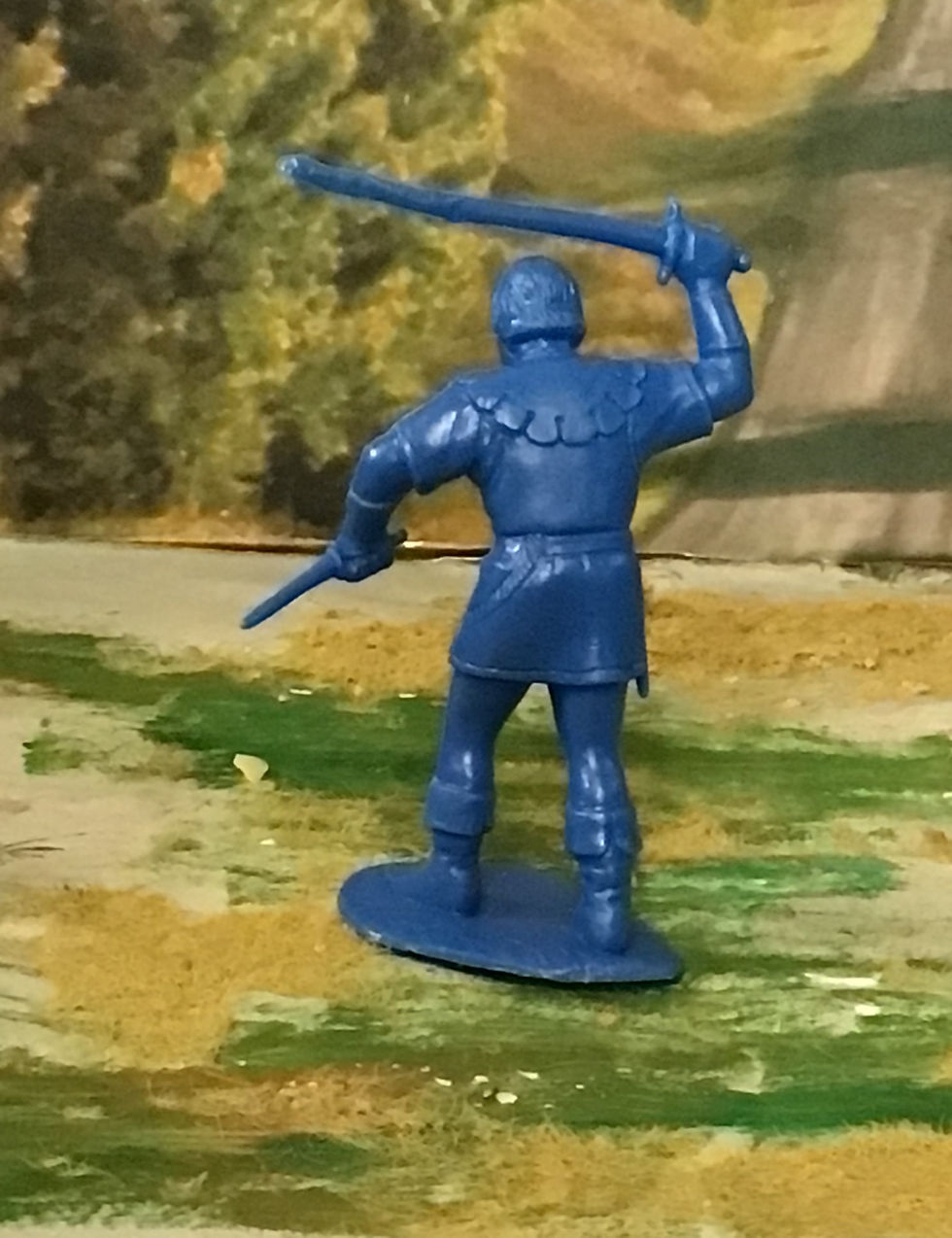 Thumbnail: Marx Robin Hood Characters  60mm Sheriff of Nottingham Dark Green Plastic Figure