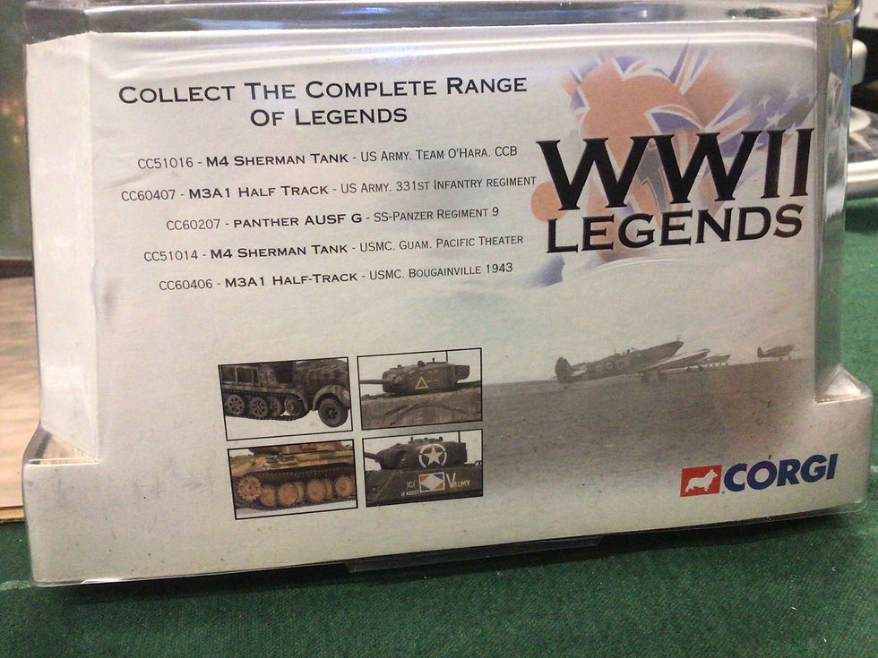 Thumbnail: Corgi Legends WWII CC60406 M3A1 Half Track War in the Pacific. 1/50