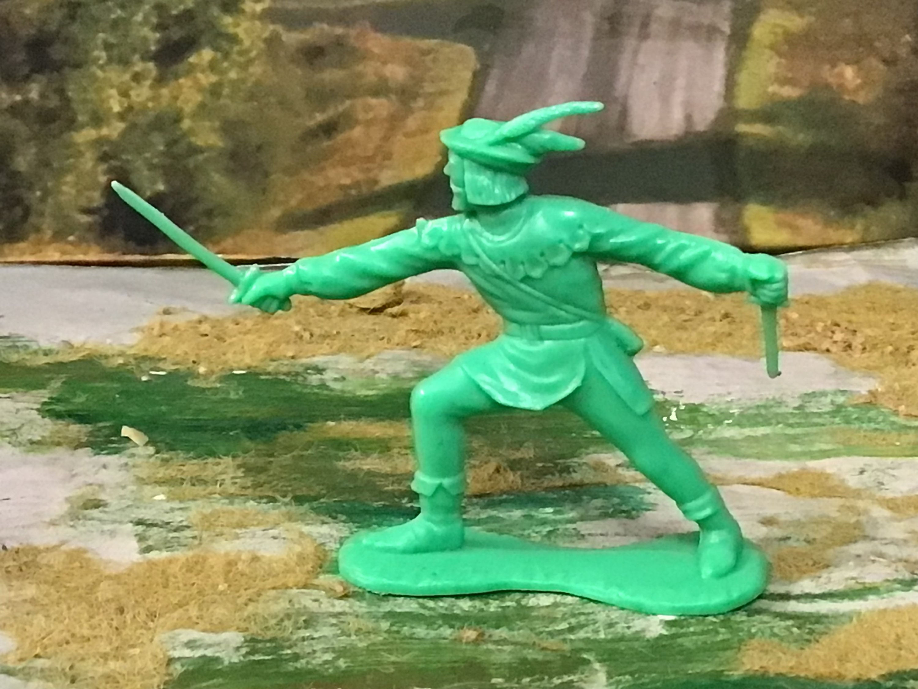 Marx/Rubenstein Robin Hood Characters 60mm Robin with Sword & Knife