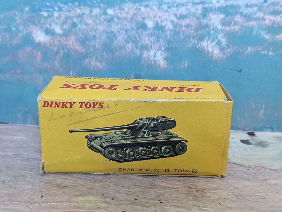 Thumbnail: French Dinky Toys No.817 -AMX 13 Tonnes Tank-  -Boxed