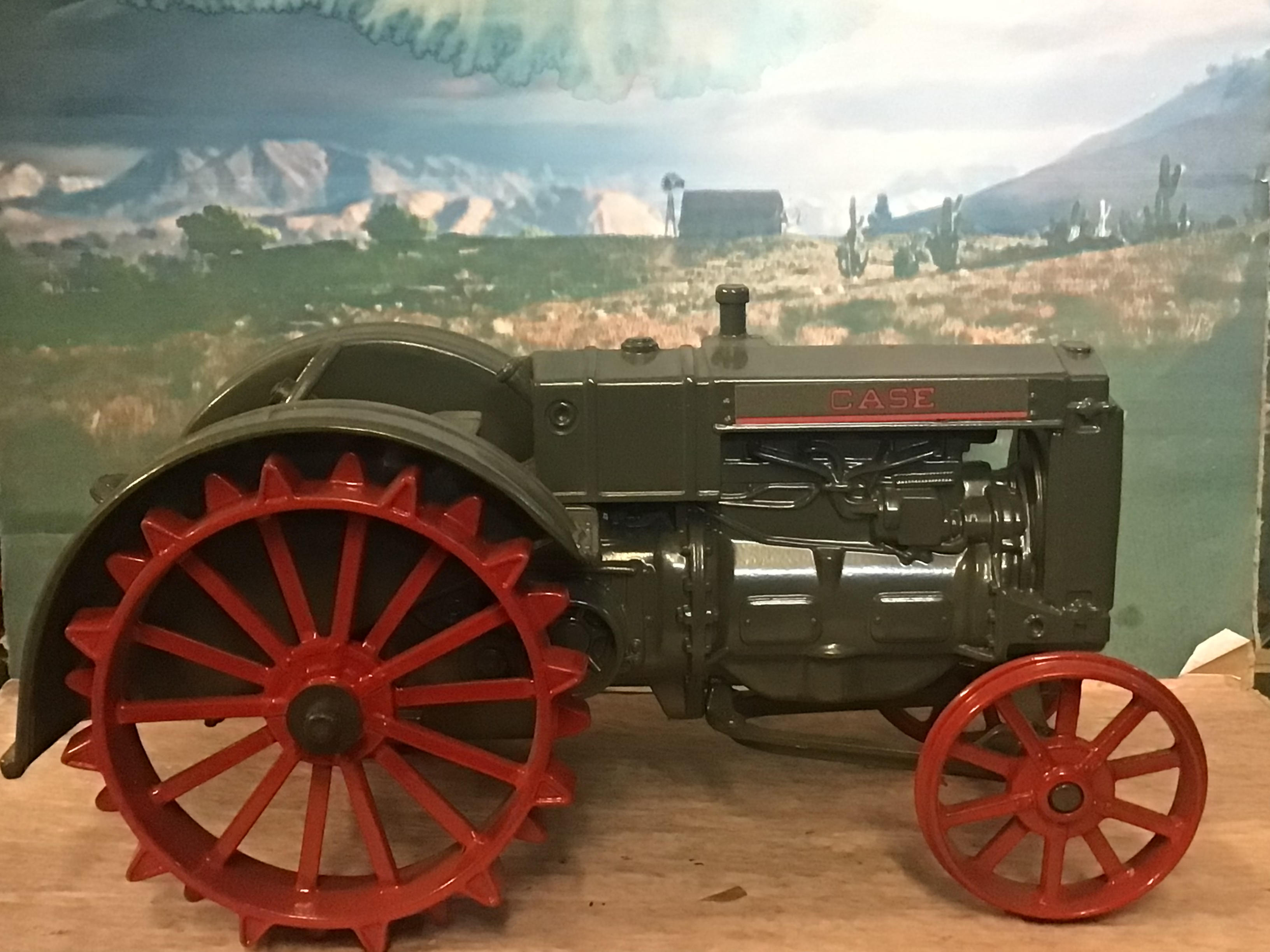 (S) Ertl Case Model L Tractors of the Past #218 1/16 & 1/64 Diecast 1988 boxed