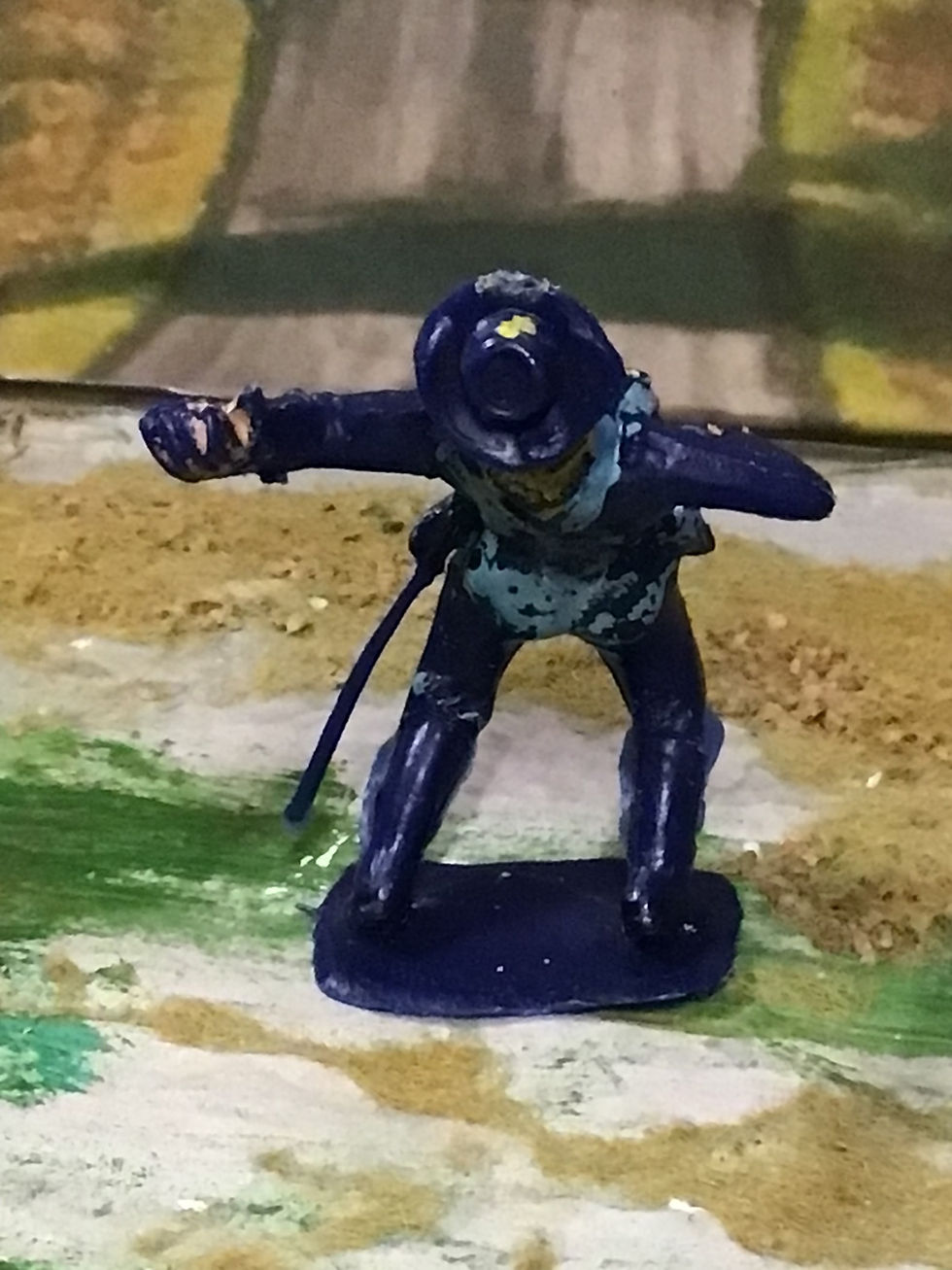 Thumbnail: Vintage Cherilea 60mm US Cavalry Wounded Soldier Pieces