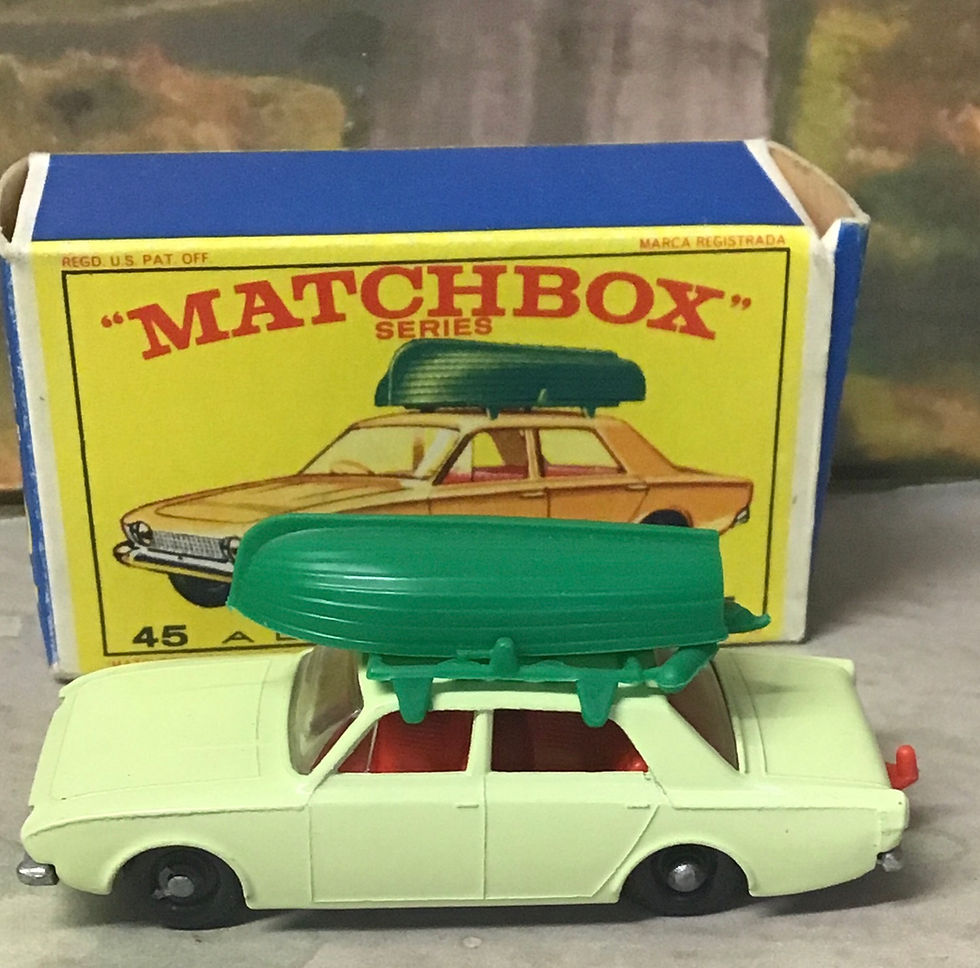 Thumbnail: Matchbox Ford Corsair in Pale Yellow/Green