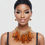Thumbnail: Wooden Fringe Layered Necklace Set