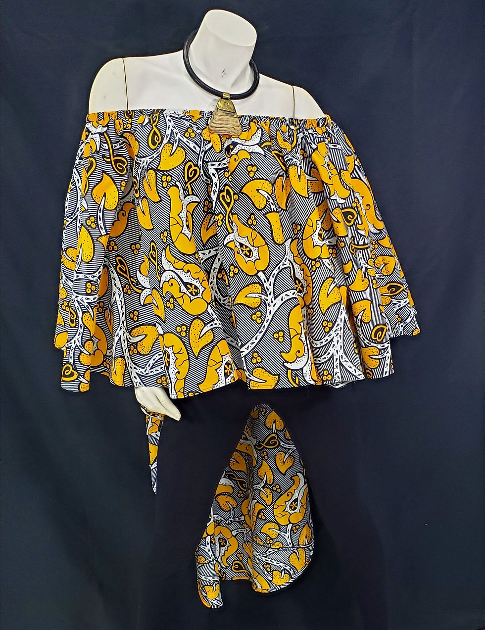 Thumbnail: African Print High-Low Top