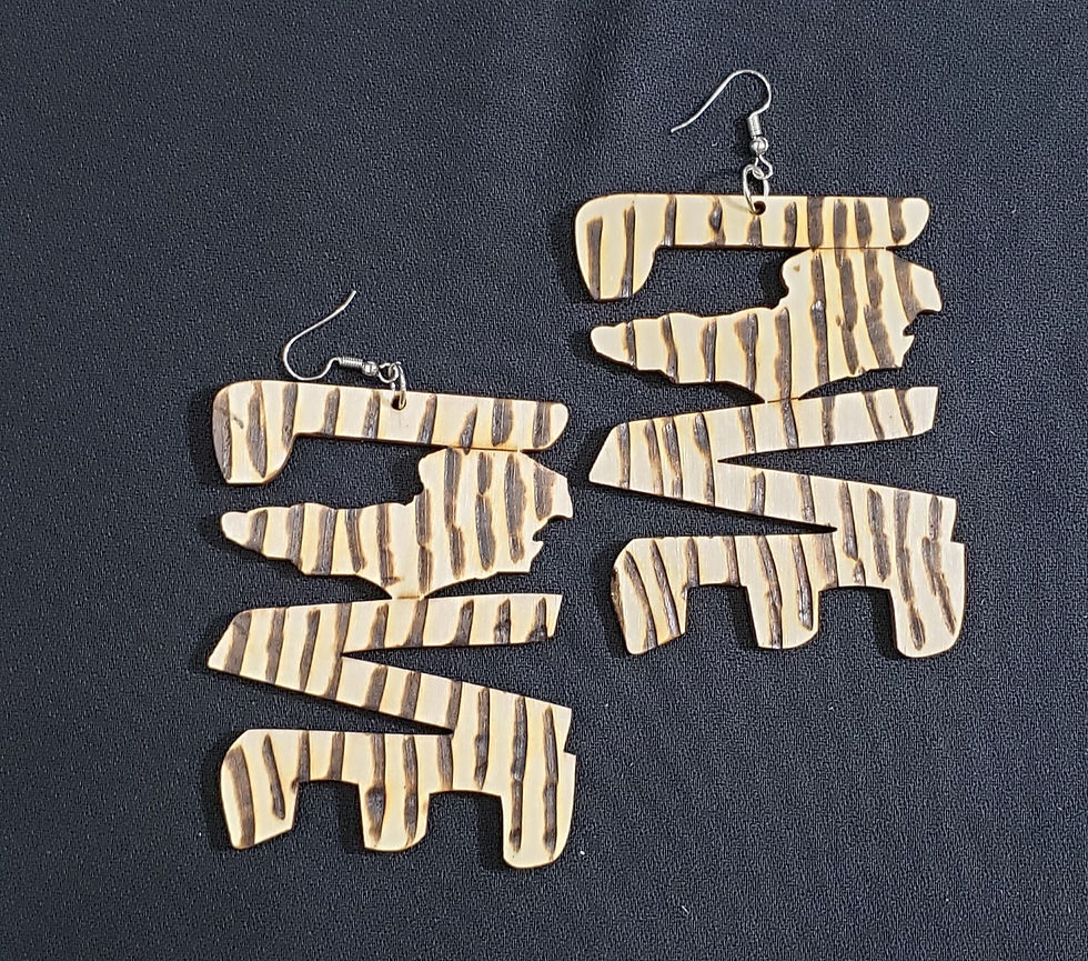 Thumbnail: Wooden Earrings