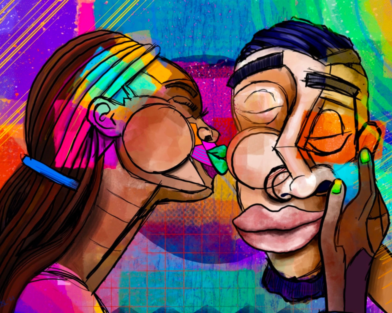 Kiss (Digital Print)