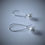 Thumbnail: Solitary Pearl Drop Earrings