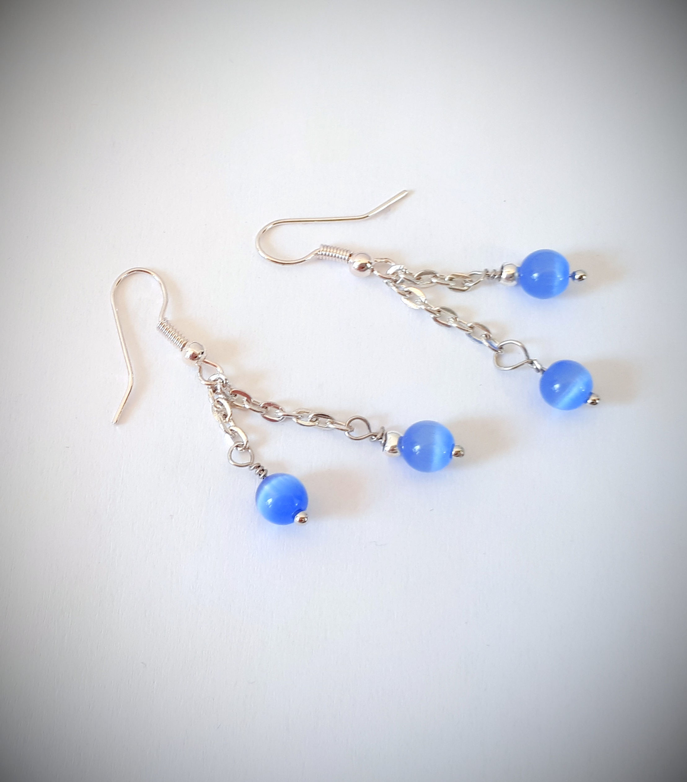 Twin Blue Earrings