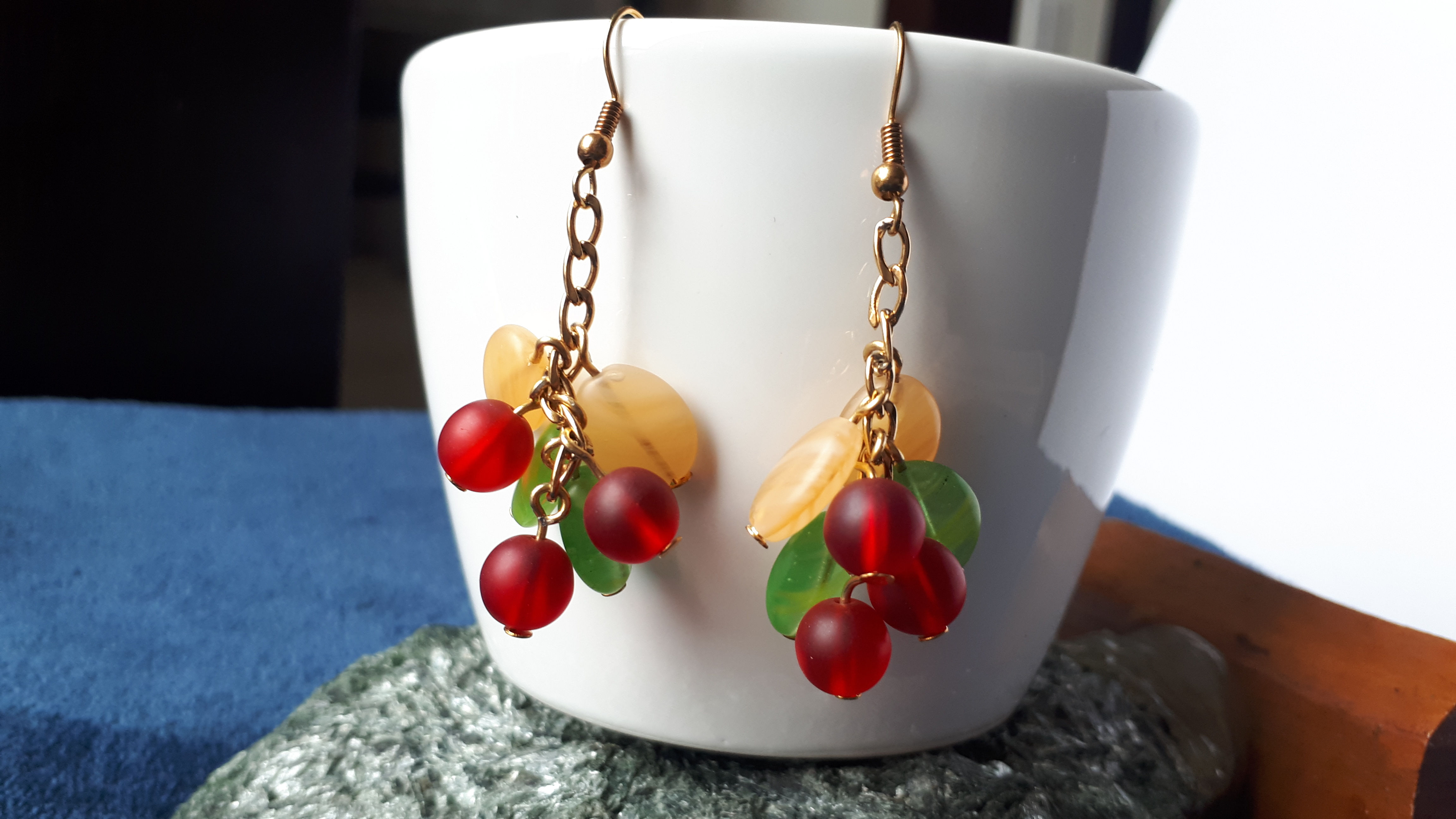 Red Berry Earrings
