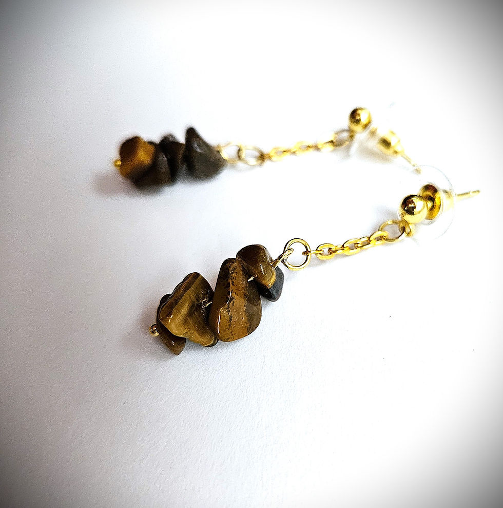 Thumbnail: Rock n Chain Drop Earrings