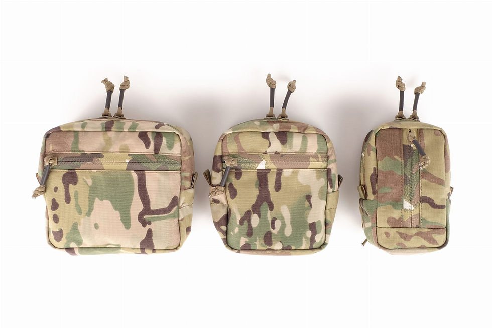 Thumbnail: Mini compressed cargo / small utility bag for EDC equipment, MOLLE compatible