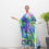 Thumbnail: Iris Silk Kaftan Full Length, Plus Size Kaftan Beach Wear, Lounge Wear Kaftan